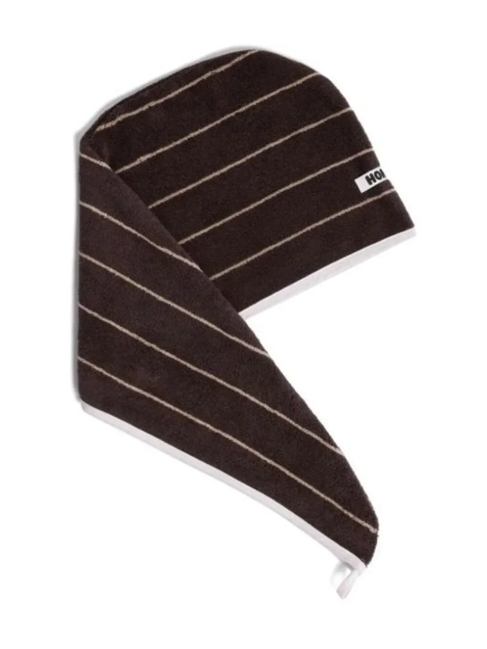Hommey Hair Wrap Espresso Cotton Terry Hair Towel